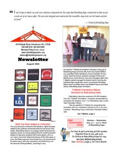 thumbnail of RHI- August 2024 Newsletter